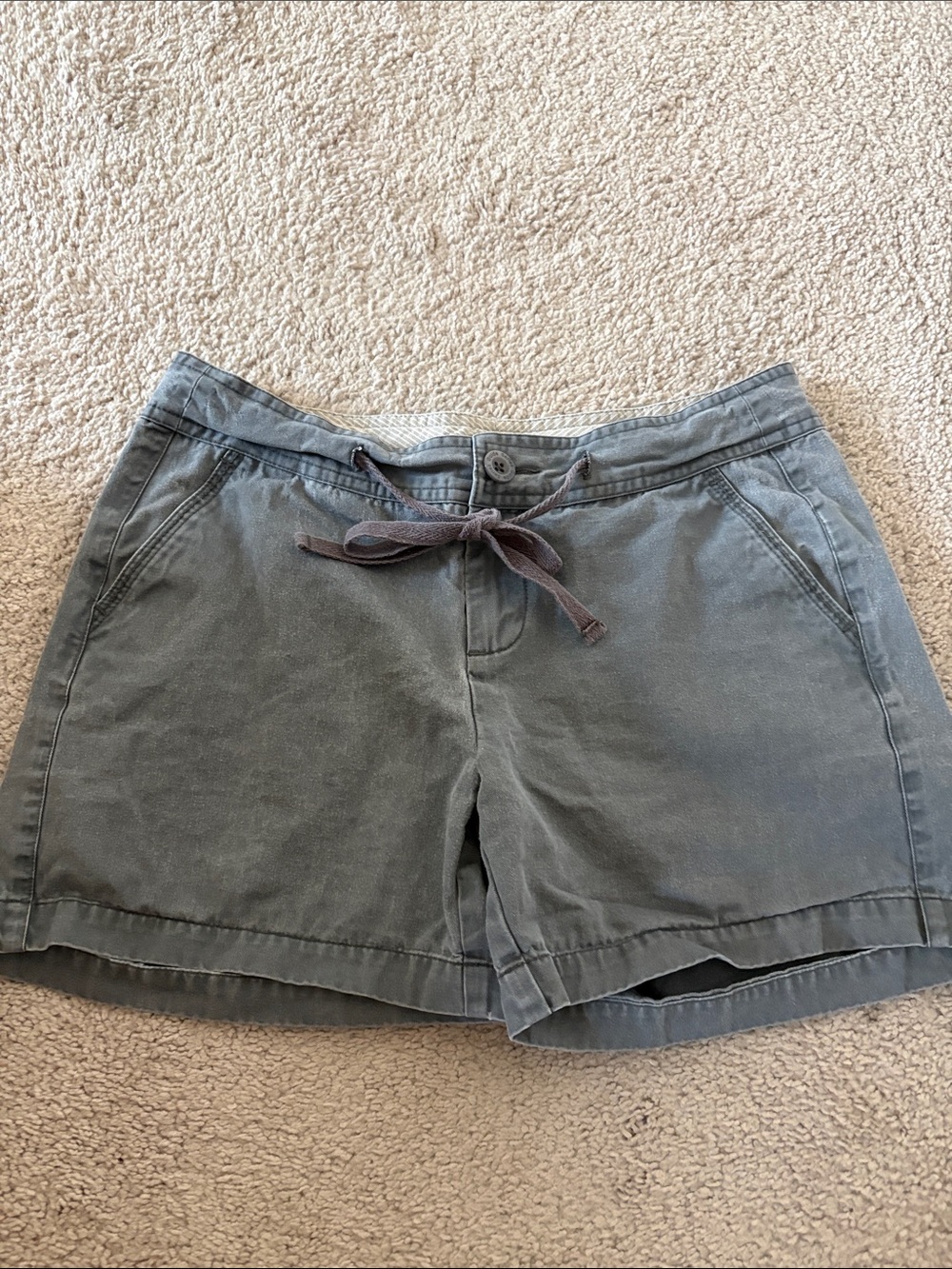 Women's Casual Drawstring Shorts - gray